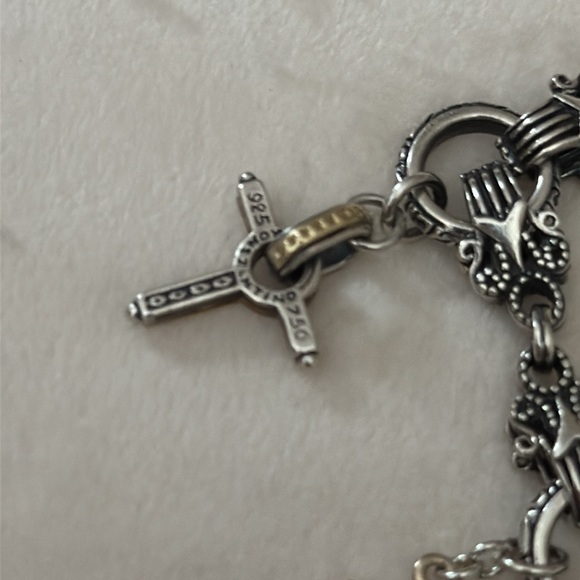 Konstantino Sterling Charm Bracelet w/Sterling/18K,14K Charms - Picture 3 of 7